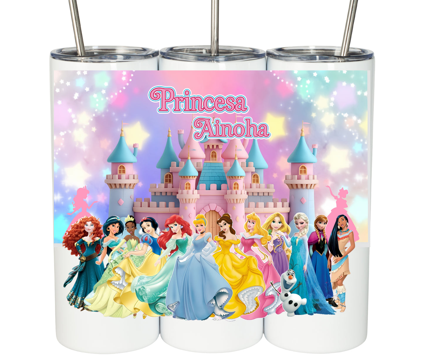 Termo 20 onzas Princesa personalizado